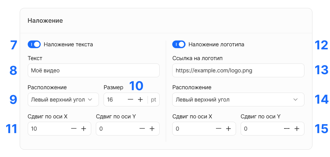 Пресеты. Задать кастомные настройки транскодирования (Beta)
